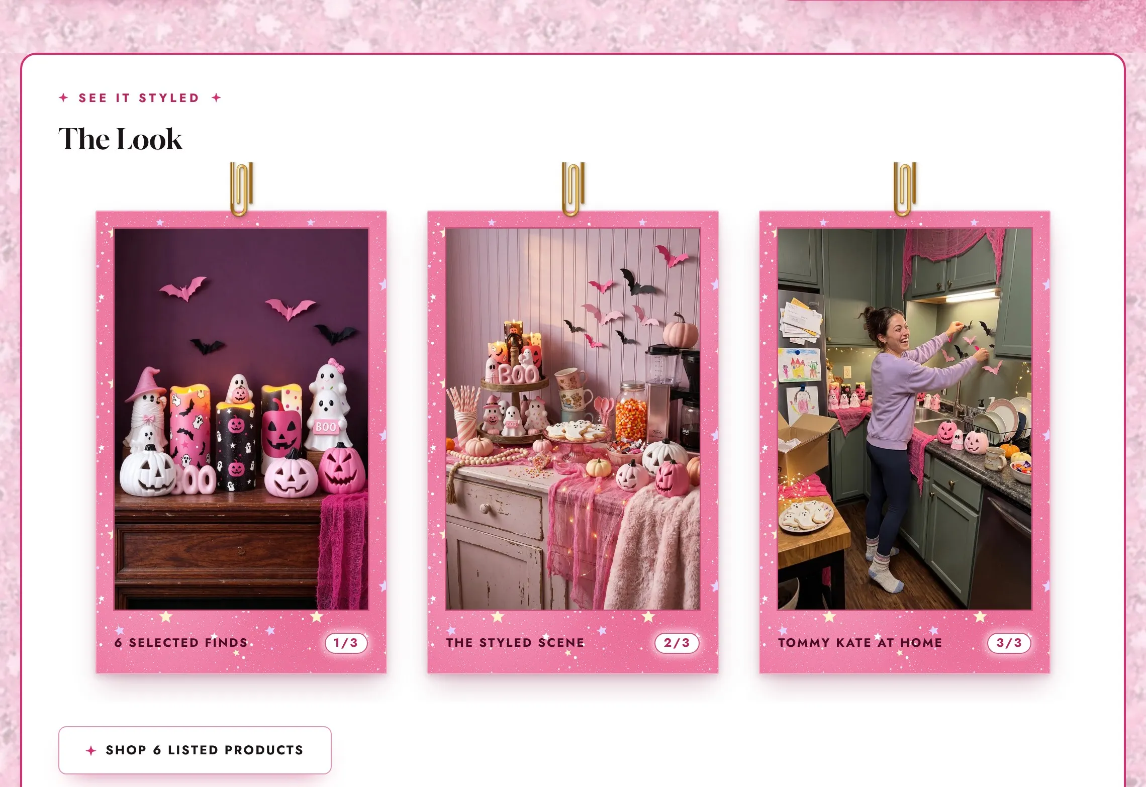 Screenshot of the live blog post The Pink Ghost Coffee Bar